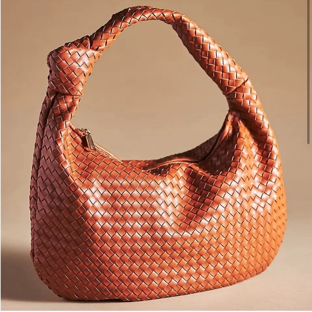 Anthropologie The Brigitte Satchel by Melie Bianco in Tan - Picture 2 of 6